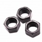 8.8级《高强度》六角螺母 螺丝帽 发黑M2M2.5M3M4M5M6M8M10M12M20